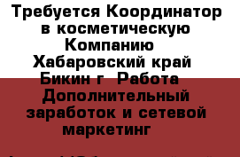 Требуется Координатор  в косметическую  Компанию - Хабаровский край, Бикин г. Работа » Дополнительный заработок и сетевой маркетинг   